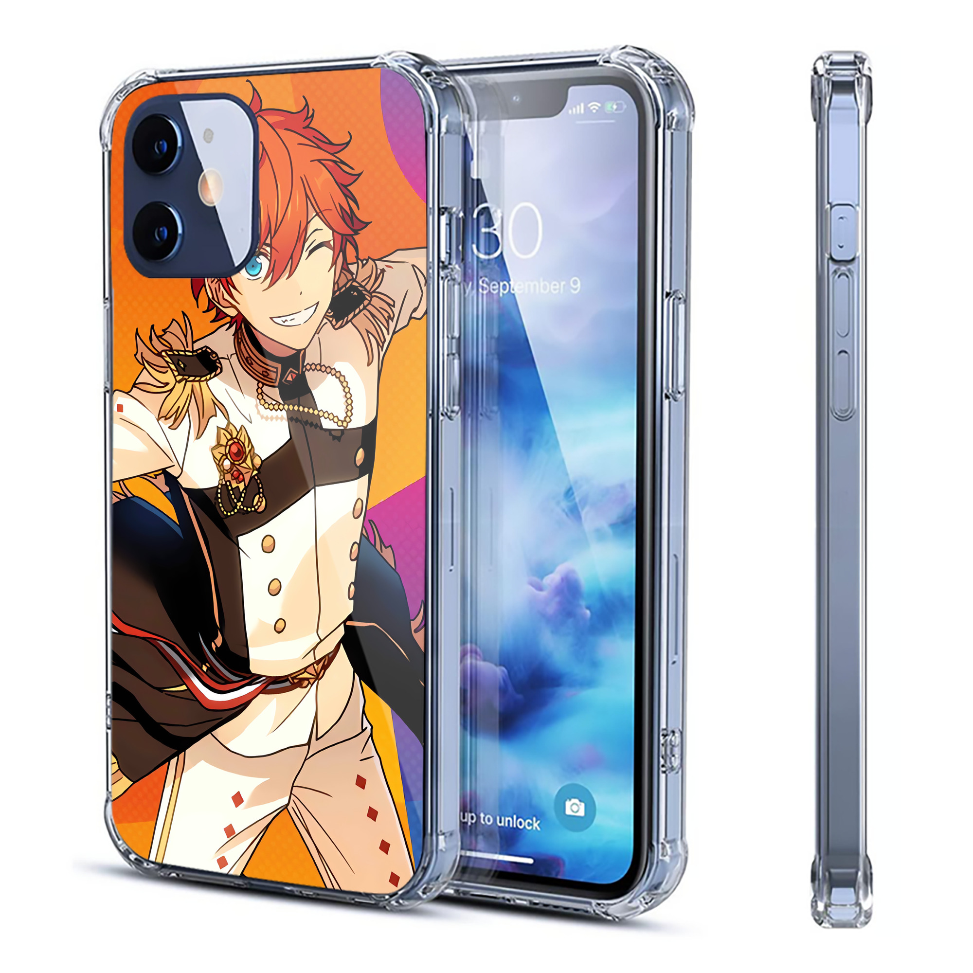 （画像用） あんさんぶるスターズ! Ensemble Stars 【iPhone 12シリーズ対応】透明スマホケース（クリアソフトケース）